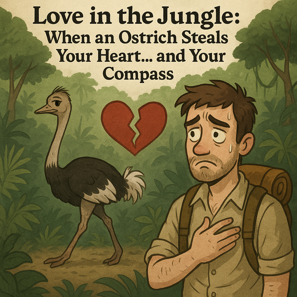 💘 Love in the Jungle: When an Ostrich Steals Your Heart… and Your Compass